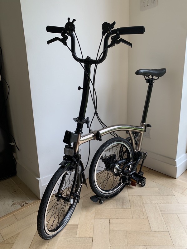 Brompton Folding Bicycle Nickel Edition 2016 Brand New Collection Item