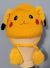 POKEMON'S PIKACHU BEANIE/HAT WITH FLOPPY EARS FOR LITTLE BOYS OR LITTLE GIRLS