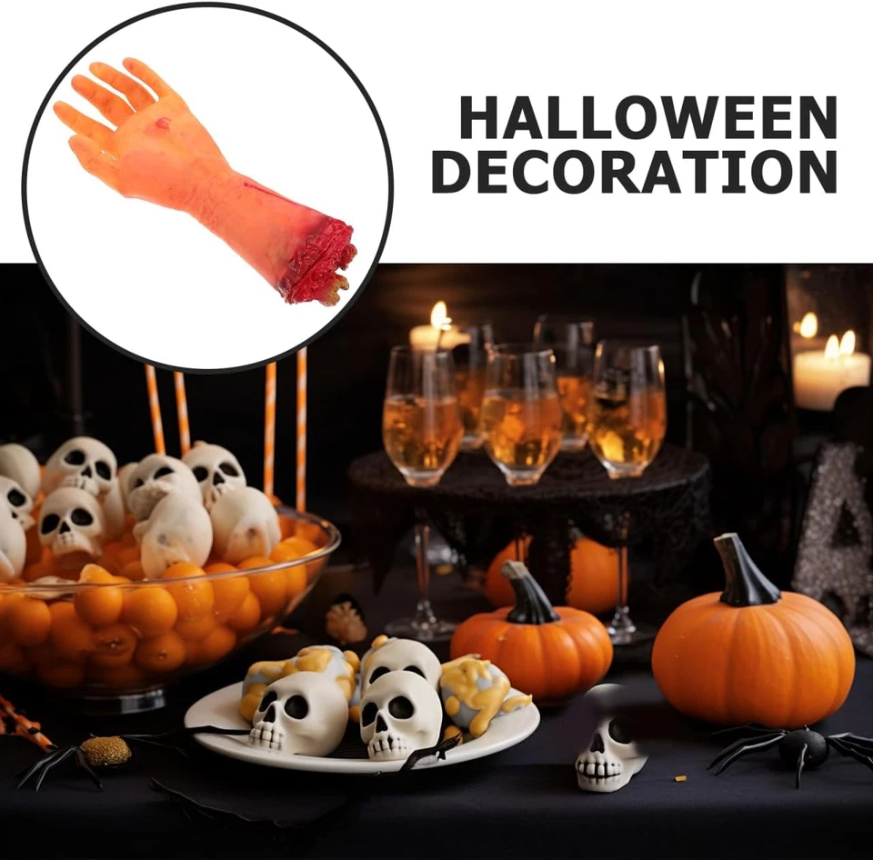 Broken Hand Toy Spaventoso in Gomma Iperrealistica - Accessorio Perfetto per Hal - Immagine 4 di 4