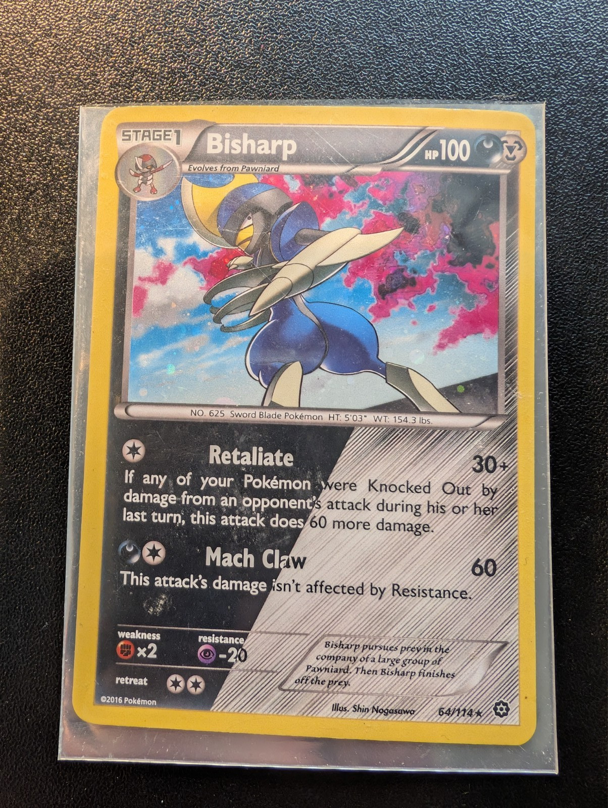 Bisharp 64/114 XY - Steam Siege Reverse Holo LP