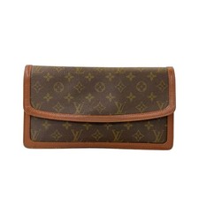 Louis Vuitton Pochette Dame GM Monogram Clutch Bag M51810 Brown Vintage Japan