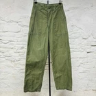 Sateen OG 107 Type 1 Military Vietnam Pants 26x31 Blue Bell Trousers Vintage 60s