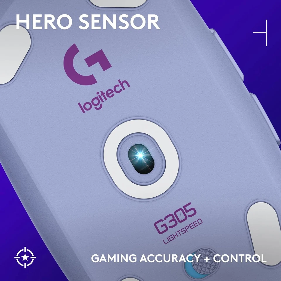 Logitech G305 LIGHTSPEED Wireless Gaming Mouse Hero 12K Sensor 12000 DPI 6 - Image 2 of 4