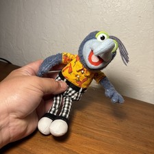 Vintage Gonzo Jim Henson Plush Bean Bag Doll Muppets Sababa Toys 8 inch