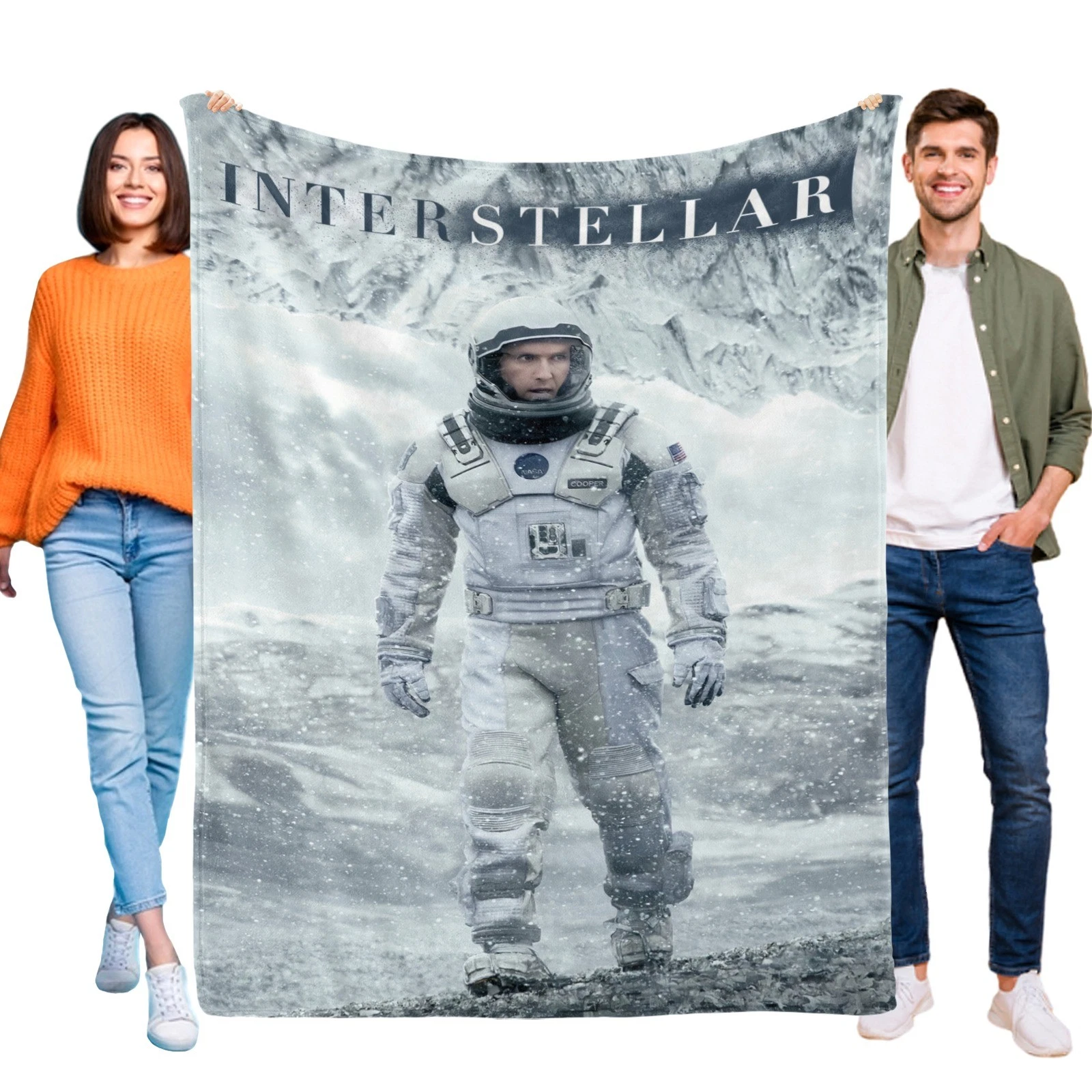 Interstellar Blanket Soft Flannel Bed Sofa Throw Birthday Gift