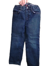 The Childrens Place Girls 4T Skinny Jeans Dark Wash Adjustable Waist GREAT COND