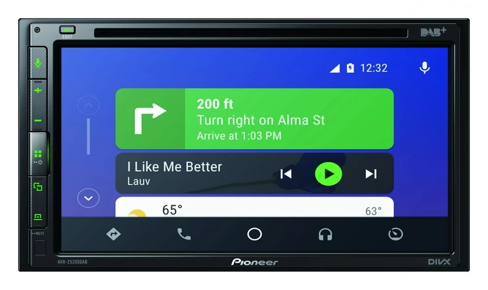 Pioneer DVD 2DIN Lenkrad DAB Bluetooth USB Autoradio für Fiat Sedici Suzuki SX4 - Bild 4 von 4