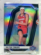 2024 Panini Prizm WNBA Silver Prizms #142 Aaliyah Edwards Washington Mystics