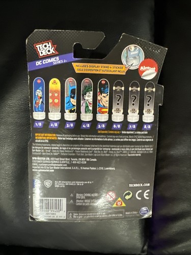 Tech Deck DC Comics Villains The Joker Almost Daewon Song - Picture 2 of 2