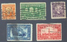 CANADA 1927  #141 - 145  60th Anniv Confederation Used