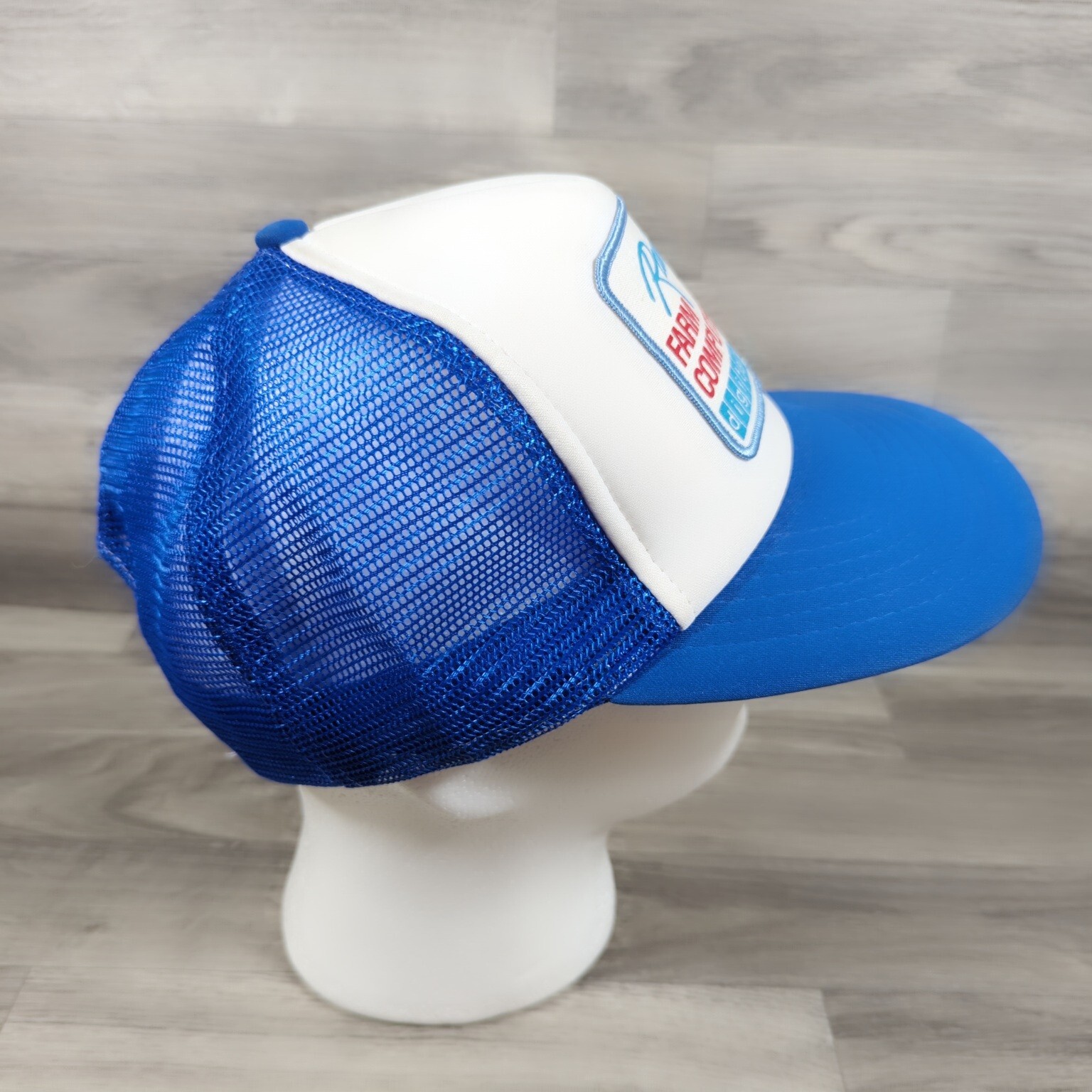 Vintage Rainbow Farm Computer Mesh Patch Trucker … - image 4