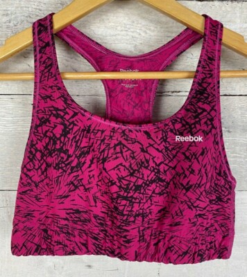 Reebok Sports Bra Womens Small Stretch running jogging outdoor athleisure sports