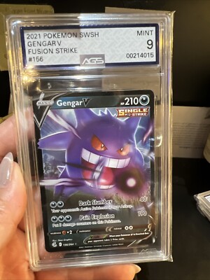 2021 Pokémon TCG Gengar V Fusion Strike 156/264 Holo Ultra Rare