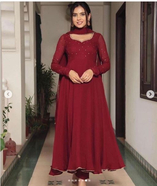 Kshkin Pakistani Wedding dress Anarkali Maxi Bridal gown Crystal Work Style  | eBay