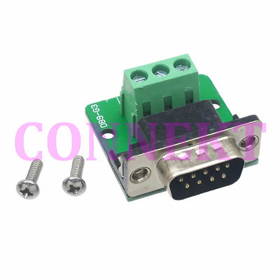 DB9 D-SUB VGA Male Adapter 3Pin RXD TXD GND signals Terminal Breakout ROHS