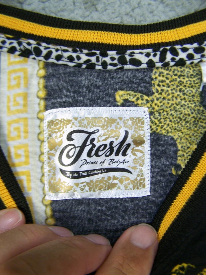 Camisa Belair Estampados Frescos Mujer Grande Negra Dorada Gráfico Estampado Guepardo Damas Foto 4 de 4