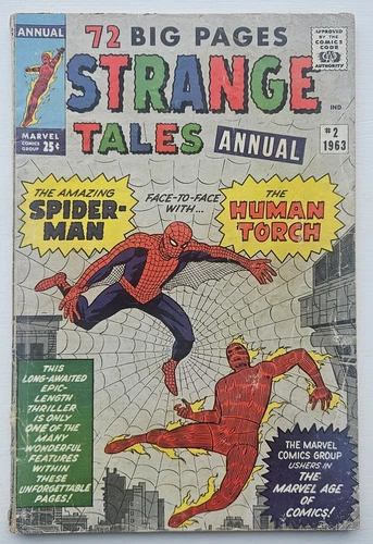 Strange Tales Annual #2 (1963) 4th appearance Spider-Man! silver age? Marvel FR