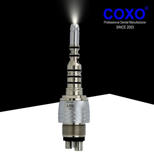 COXO YUSENDENT Dental High Speed Fiber Optic Handpiece 6Hole LED KAV Coupling - Picture 67 of 102