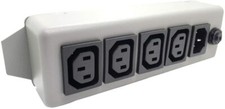 Best Power Strip SL Waber 10A/250V IEC X999-646 Power Distribution 1 to 4 IEC