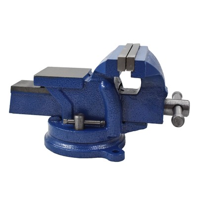 Bench Vise W/ Anvil Swivel 4in Locking Base Tabletop Clamp Heavy Duty