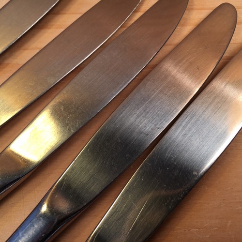 5pc WILTSHIRE “Silver” Lovely Vintage Floral Butter Knives Metal Entree Cutlery - Picture 13 of 22