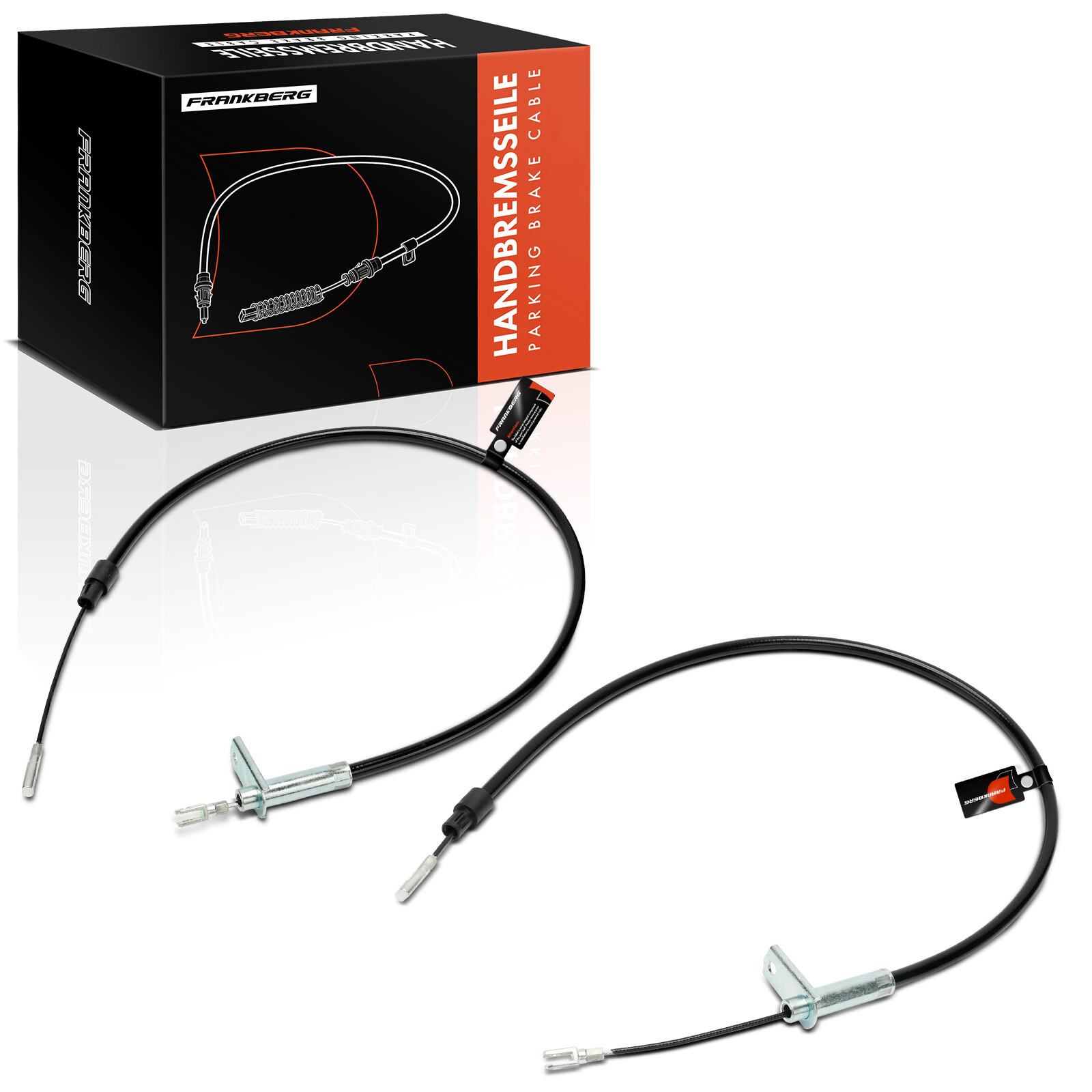 FRANKBERG 2x Parking Brake Cable for Mercedes-Benz E55 S210 Rear Left and Right