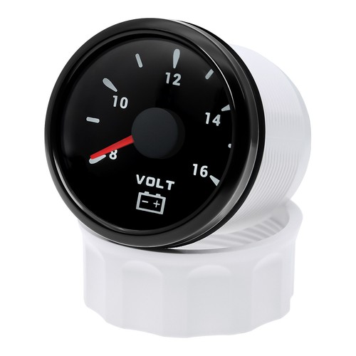 2'' 52mm Voltmeter Volt Meter 8-16V Voltage 12V 7 Colors LED For Car Boat Truck - Picture 9 of 18