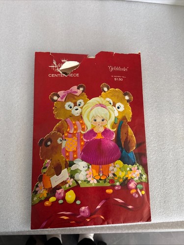 Vintage Hallmark Goldilocks Centerpiece Anthromorphic Birthday Party Decor - Picture 3 of 3