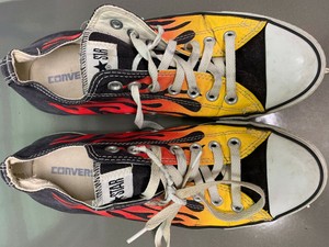 converse flame low top