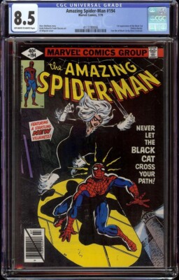1979年スパイダーマンThe Amazing Spider-Man #194 Amazing Spider-Man # 194 CGC 8.5 OWW (Marvel 1979) 1st appearance