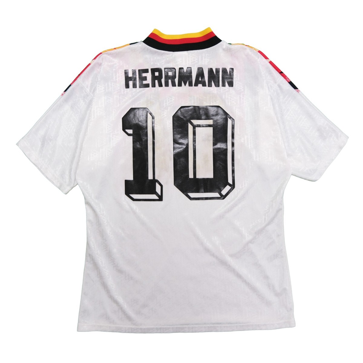 adidas - 【美品】日本製　90‘s　アディダス　ドイツ代表　サッカー　ゲームシャツ　O Vintage Germany Adidas Football Kit Size Large 1994 90s