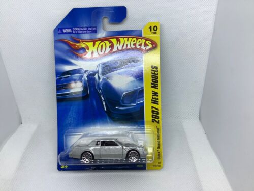 HOT WHEELS 2007 SILVER BUICK GRAND NATIONAL 10 SPOKE WHEELS NEW MODELS #10