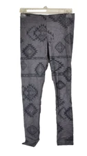 Women's Vigoss Grey Tribal Print Leggings Size S NWOT