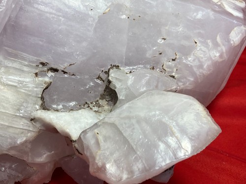 CALCITE ROSA oltre 25 libbre grappolo di cristalli naturali dal Messico #251 - Foto 4 di 15