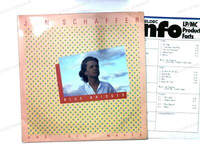 Jan Schaffer - Blue Bridges And Red Waves GER LP 1983 + Insert .