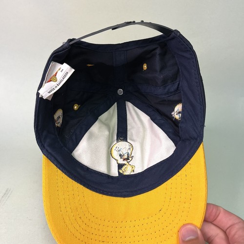 Vintage 90s TWEETY BIRD Looney Tunes Cap YOUTH SIZE KIDS - Picture 5 of 7
