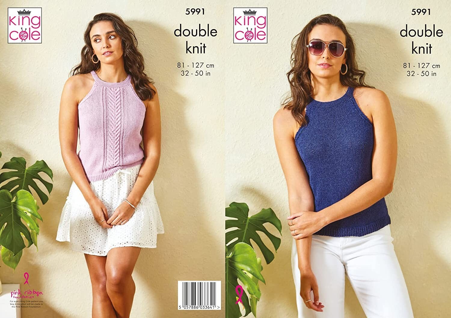 King Cole DK Knitting Pattern - 5991 Summer Tops - Image 3