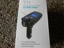 MP3 Player - CAR / AUTO WIRELESS MP3 - Bluetooth - Dual USB Charger - NEW
