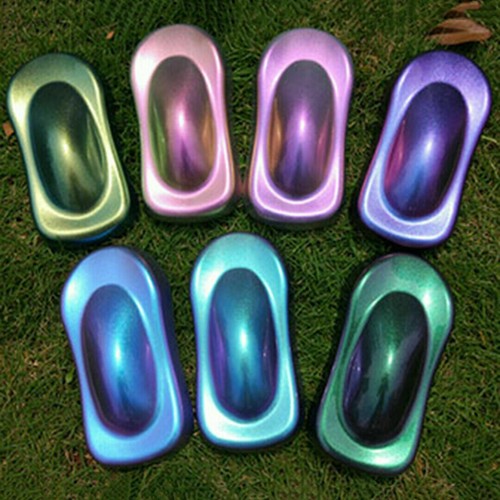 10g Car Paint Chameleon Pearl Pigment Powder Metal Sparkle Shimmer Modified Tool - Picture 4 of 18