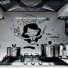Kitchen Bathroom Home Wall Sticker Removable Waterproof Wall Decal 20x30cm