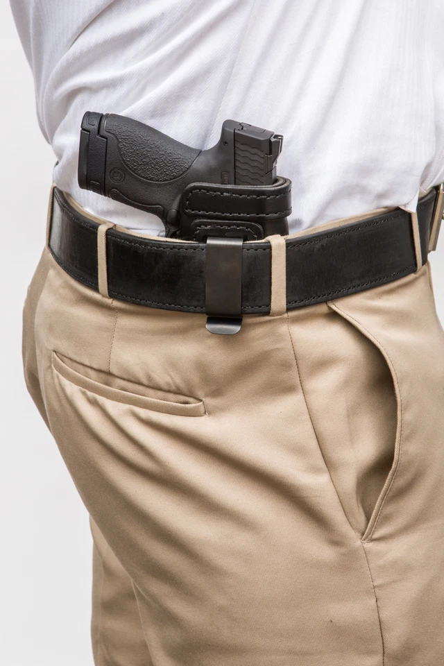 HD Concealed RH LH OWB IWB Leather Gun Holster For Colt Defender - Image 3 of 4