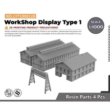 Miniature Diorama Scenery Factory Building Workshop House Scene Building Model