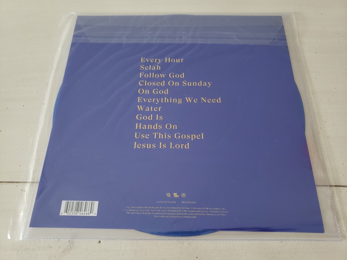 Kanye West Jesus Is King Vinyl Album Color: BLUE Kanye West Jesus Is King Vinyl Album Color: BLUE
