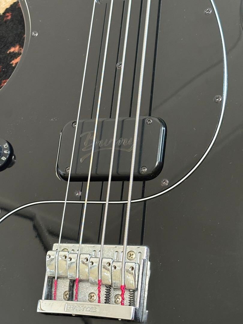 Burny Electric Bass Guitar LSB-65 Les Paul Left Handed Bass Used  