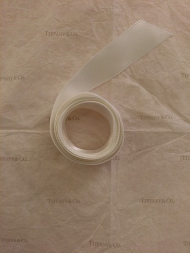 Tiffany & Co. Blue Gift Packaging Shopping Bag, Ribbon, Tissue Paper Set - Picture 7 of 9