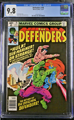   DEFENDERS #78 CGC 9.8 NEWSSTAND Variant DEFENDERS & 1ST FEM-FORCE 1979 WHITE