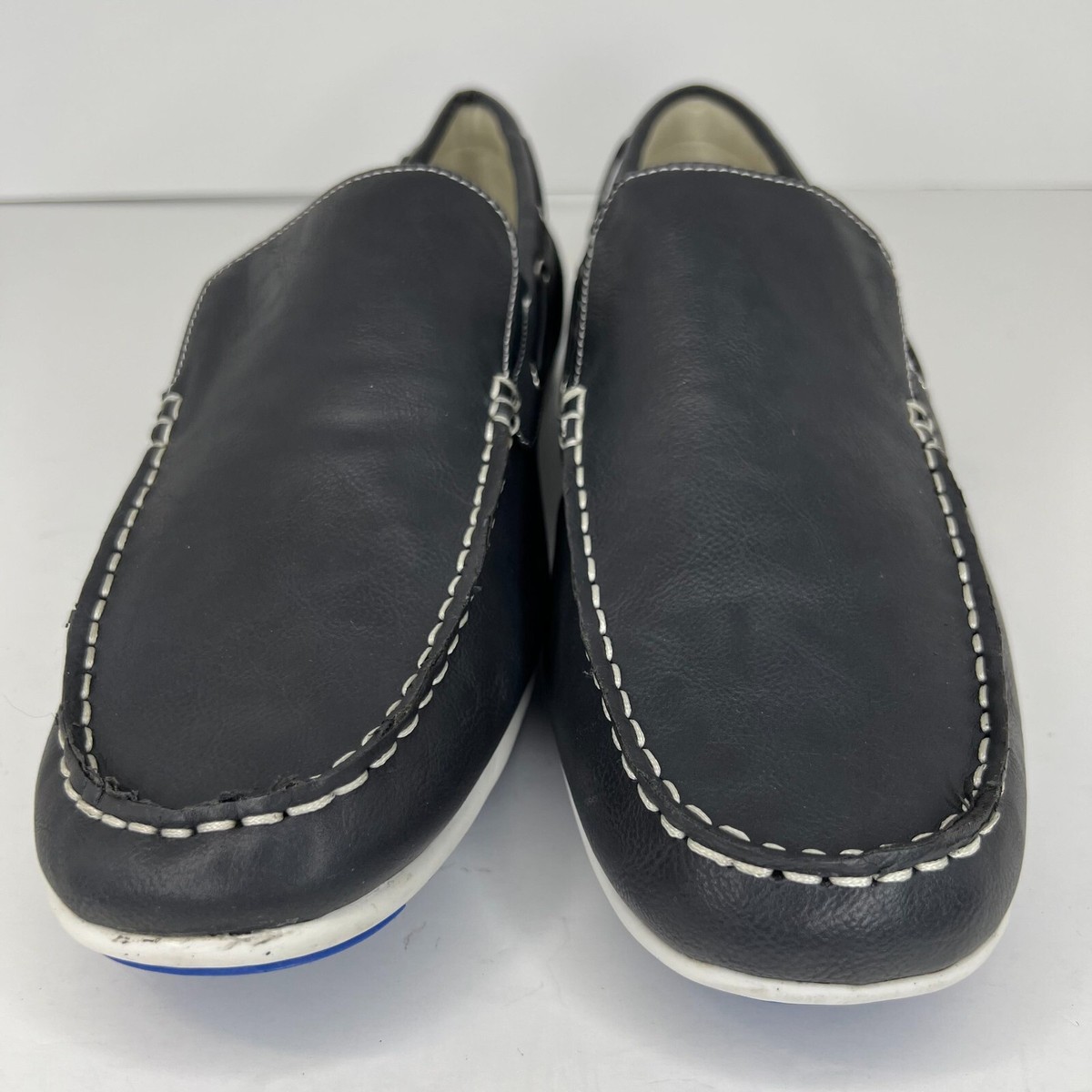 GBX Black Leather Driving Moccassins Loafers Slip Ons - New - Men’s 13 GBX Mens Black Leather Casual Loafer Shoes | Mercari main image 3