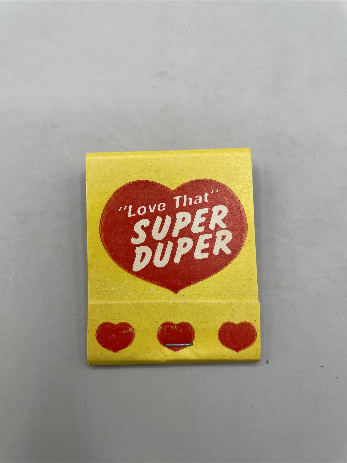 Vintage Super Duper Grocery Store Super Market Matchbook Advertising