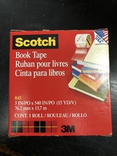 Scotch 8453 3 in. x 15 yds. Book Repair Tape Clear New