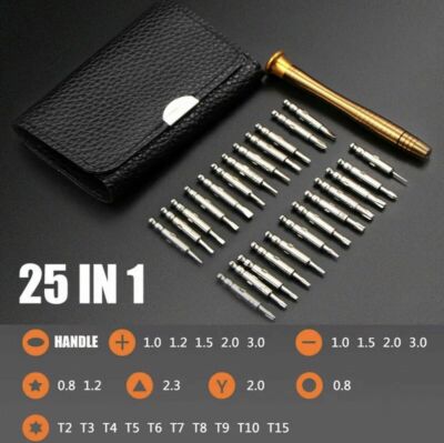 25 in 1 Repair Tool Set Screwdriver Wallet Kit For Macbook Pro Air Smart Phones
